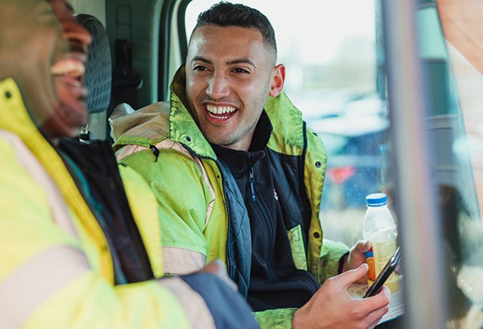 Business meeting taking place