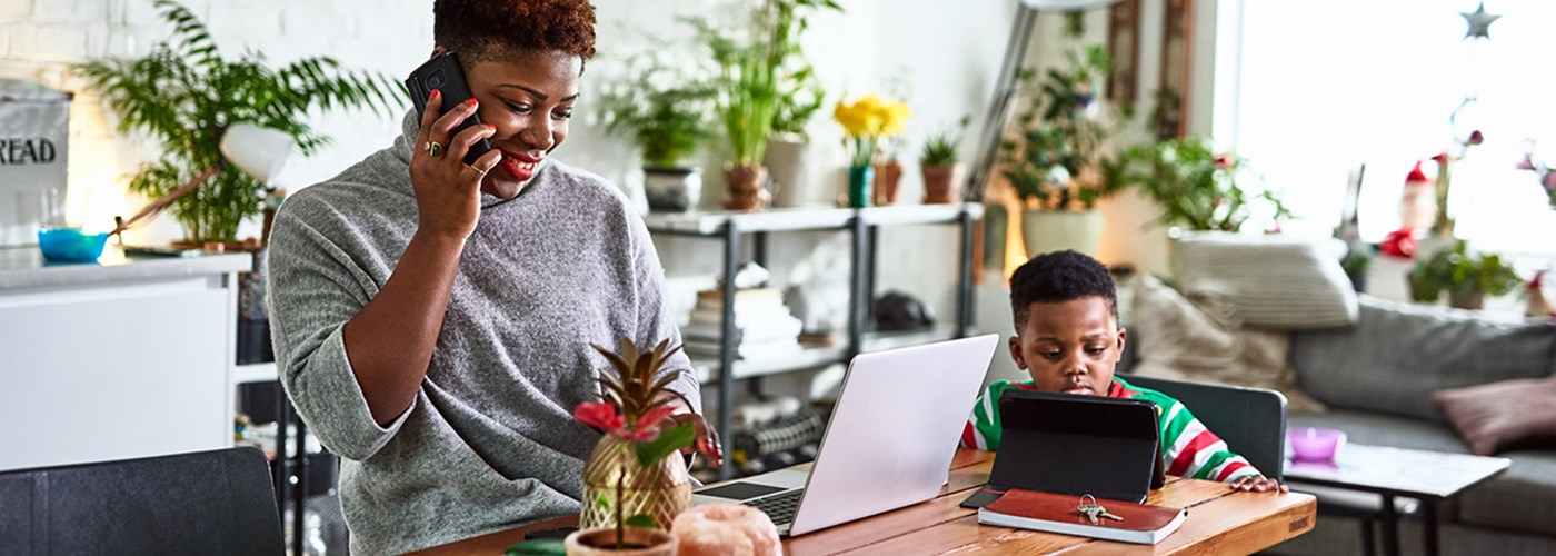 mum calling gp from home